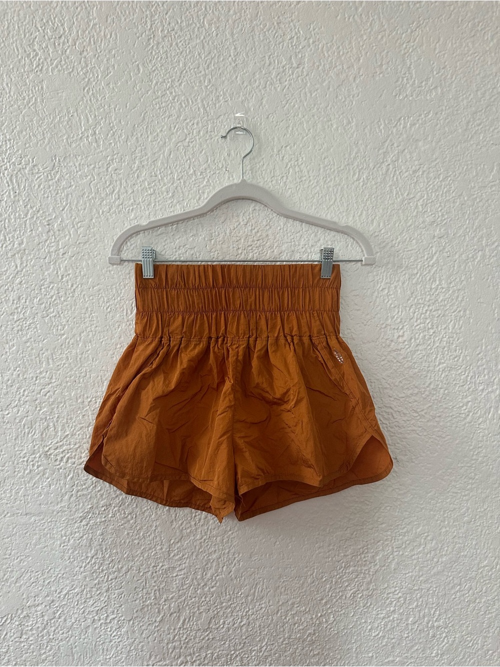FP Movement by Free People Rust High-Waist Athletic Shorts